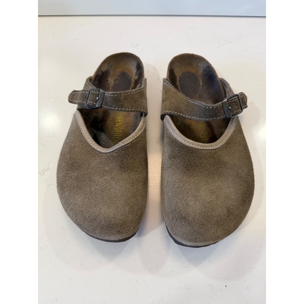 Birkenstock Women's Rosemead Beige Taupe Slip On Clog Size 36 or 5.5